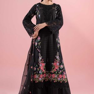 3 Piece Embroidered Lawn Suit | DW-EA25-79